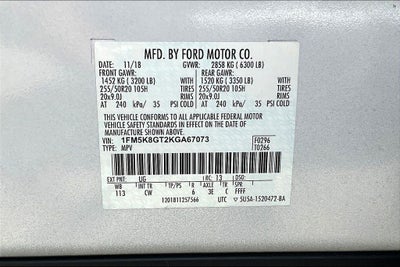 2019 Ford Explorer Sport