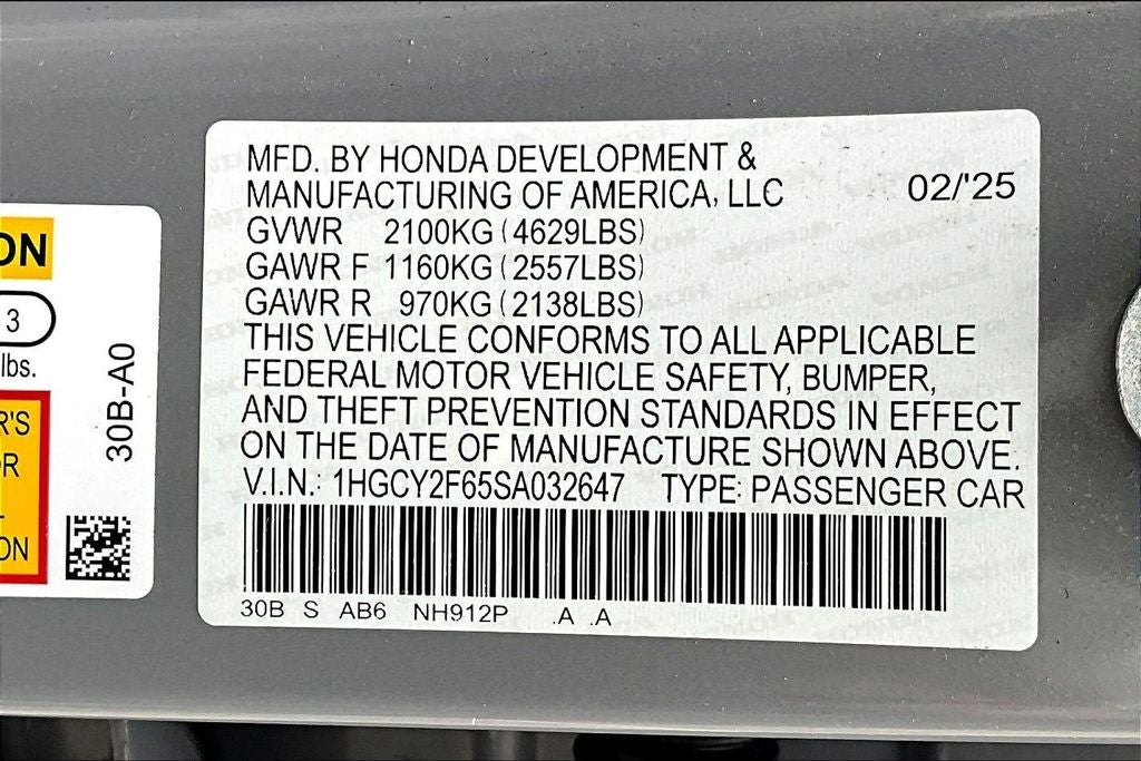 2025 Honda Accord Hybrid EX-L