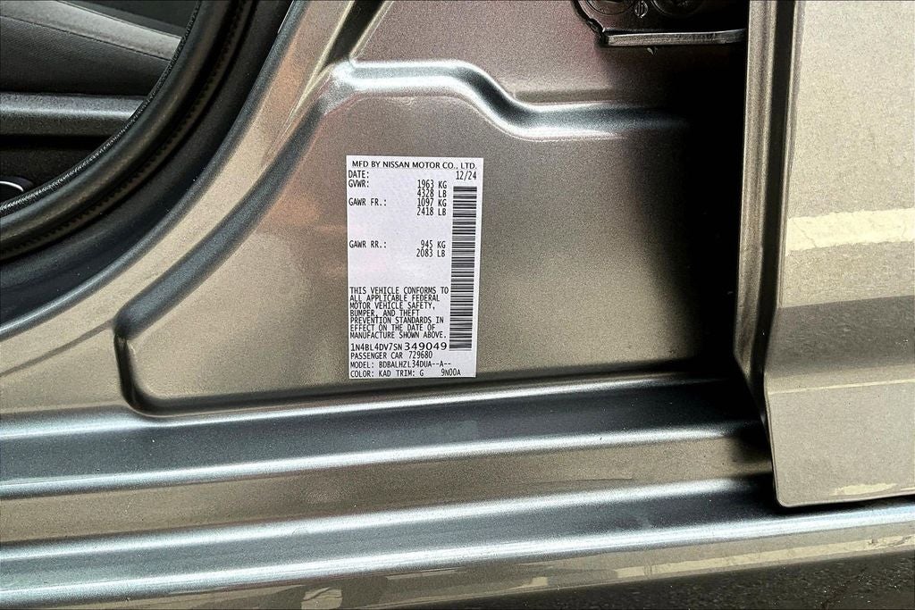 2025 Nissan Altima 2.5 SV