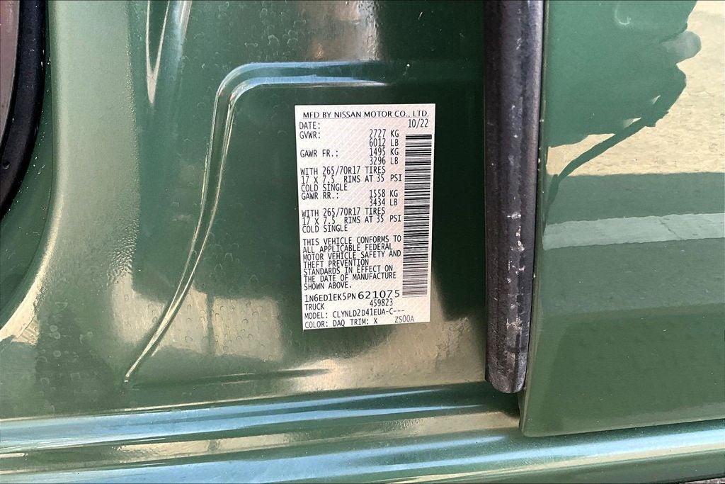 2023 Nissan Frontier PRO-4X