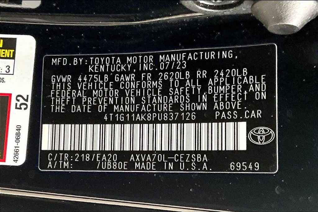 2023 Toyota Camry SE