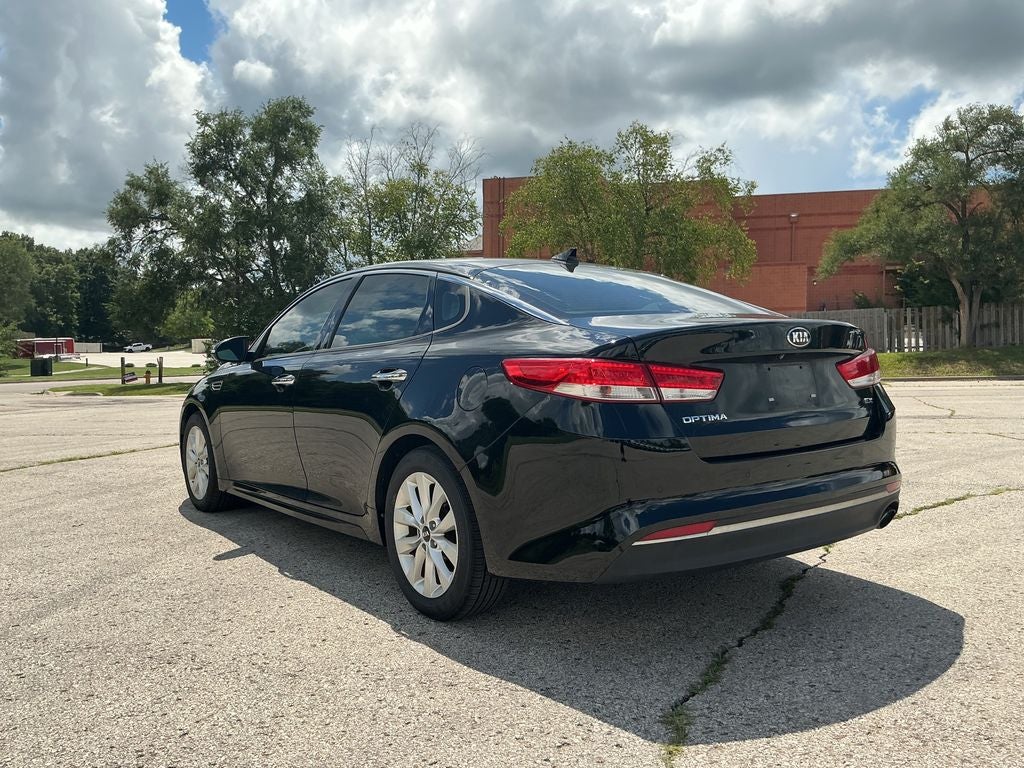 Used 2018 Kia Optima EX with VIN 5XXGU4L35JG213249 for sale in Kansas City