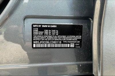 2020 BMW M5 Base