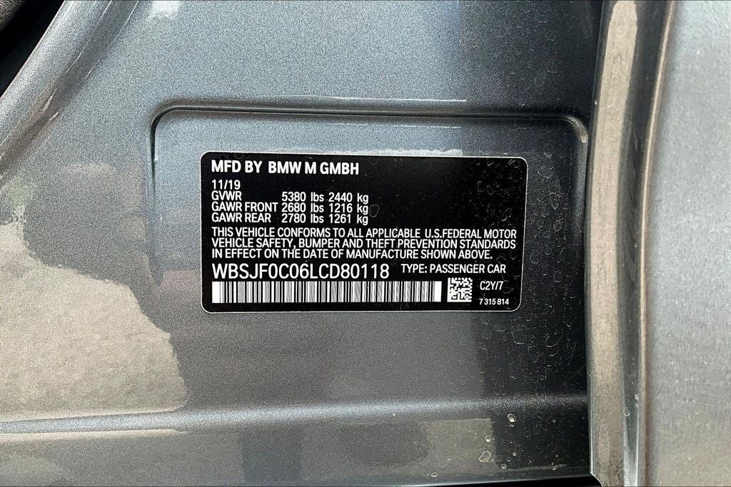 2020 BMW M5 Base