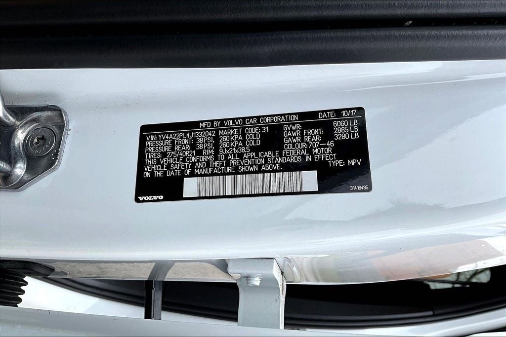 2018 Volvo XC90 T6 Inscription