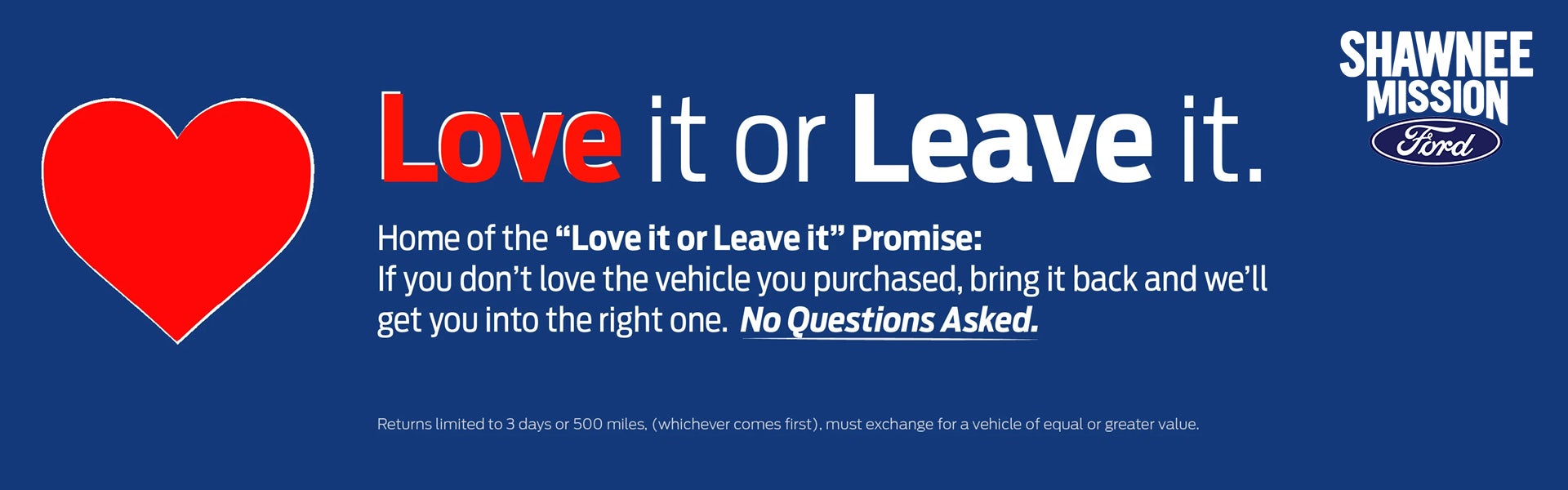 Bring back any bought vehicle, we'll get you the right one!