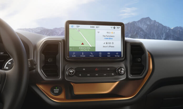 2024 Ford Bronco Sport Interior Infotainment System