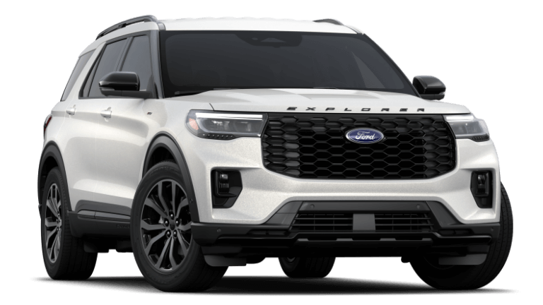 2025 Ford Explorer ST-Line Exterior - Star White