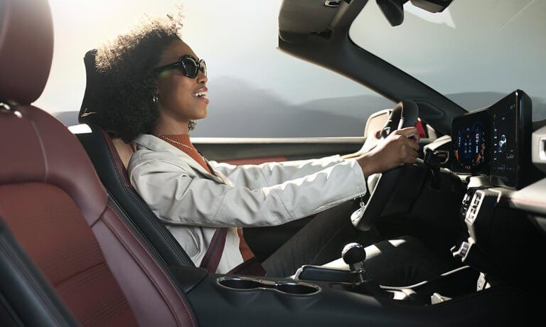 2025 Ford Mustang Interior Convertible Front Seats With Driver