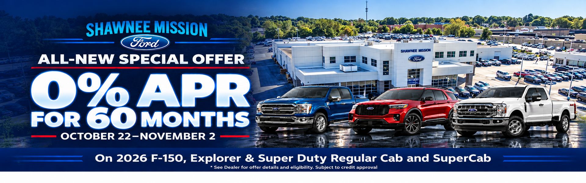 Special Offer 0% APR For 60 Months